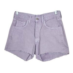 Edwin Purple Jean Shorts Size 28 Edwin Dyed Purple Denim Shorts